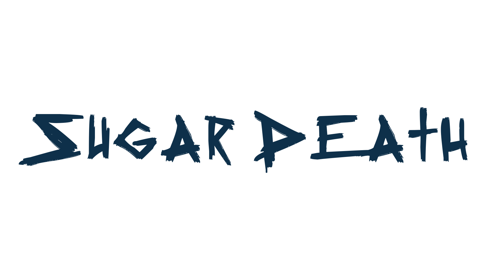 Sugar Death 2, script trash fancy decorative calligraphy font preview