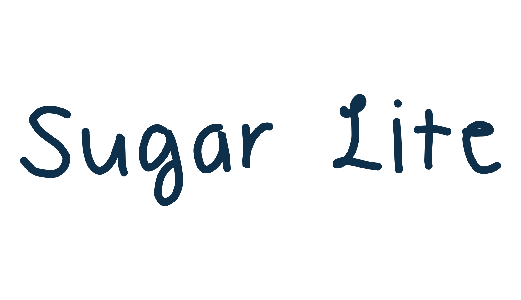 Sugar Lite, handwriting font preview