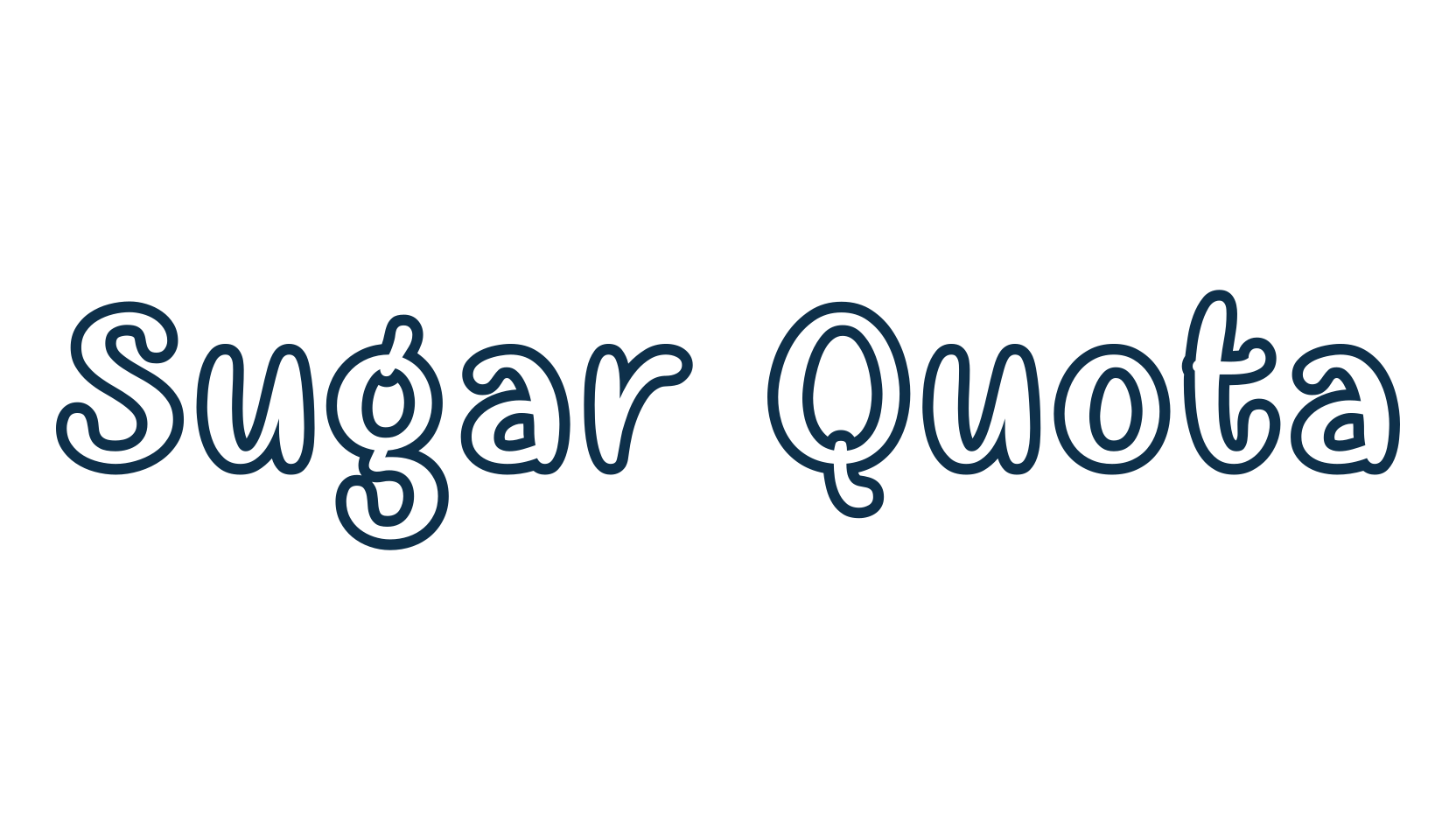 Sugar Quota, fancy various decorative font preview