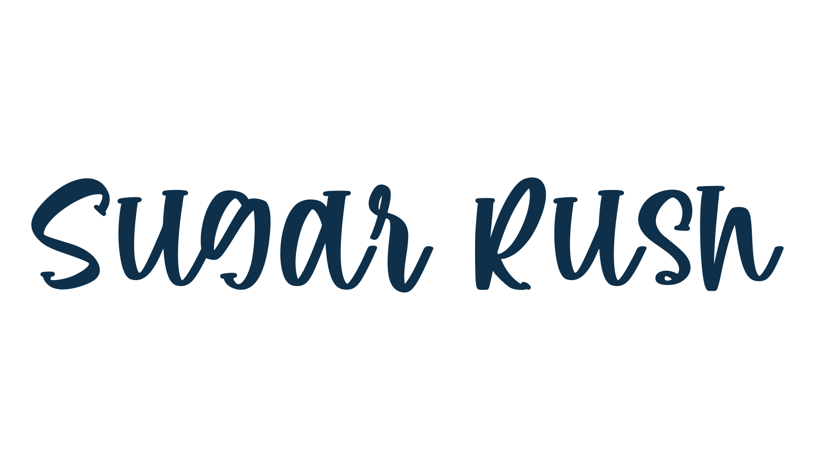 Sugar Rush (sugar-rush), cartoon font preview