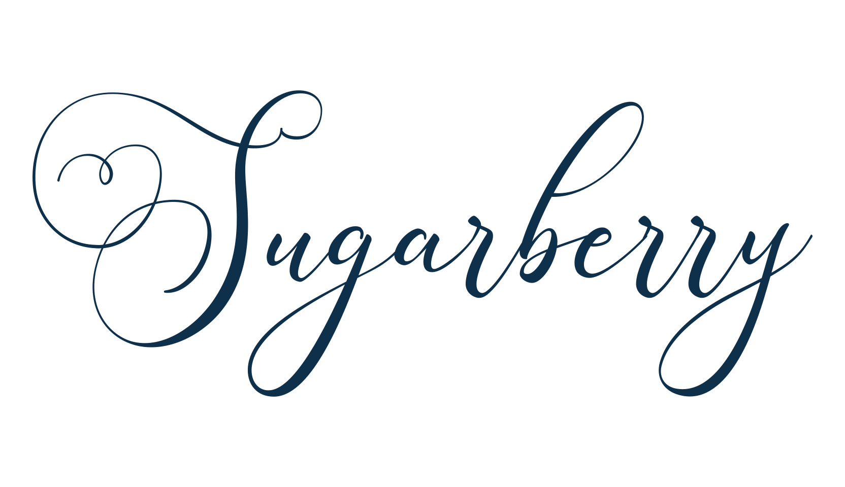 Sugarberry, script calligraphy fancy decorative font preview