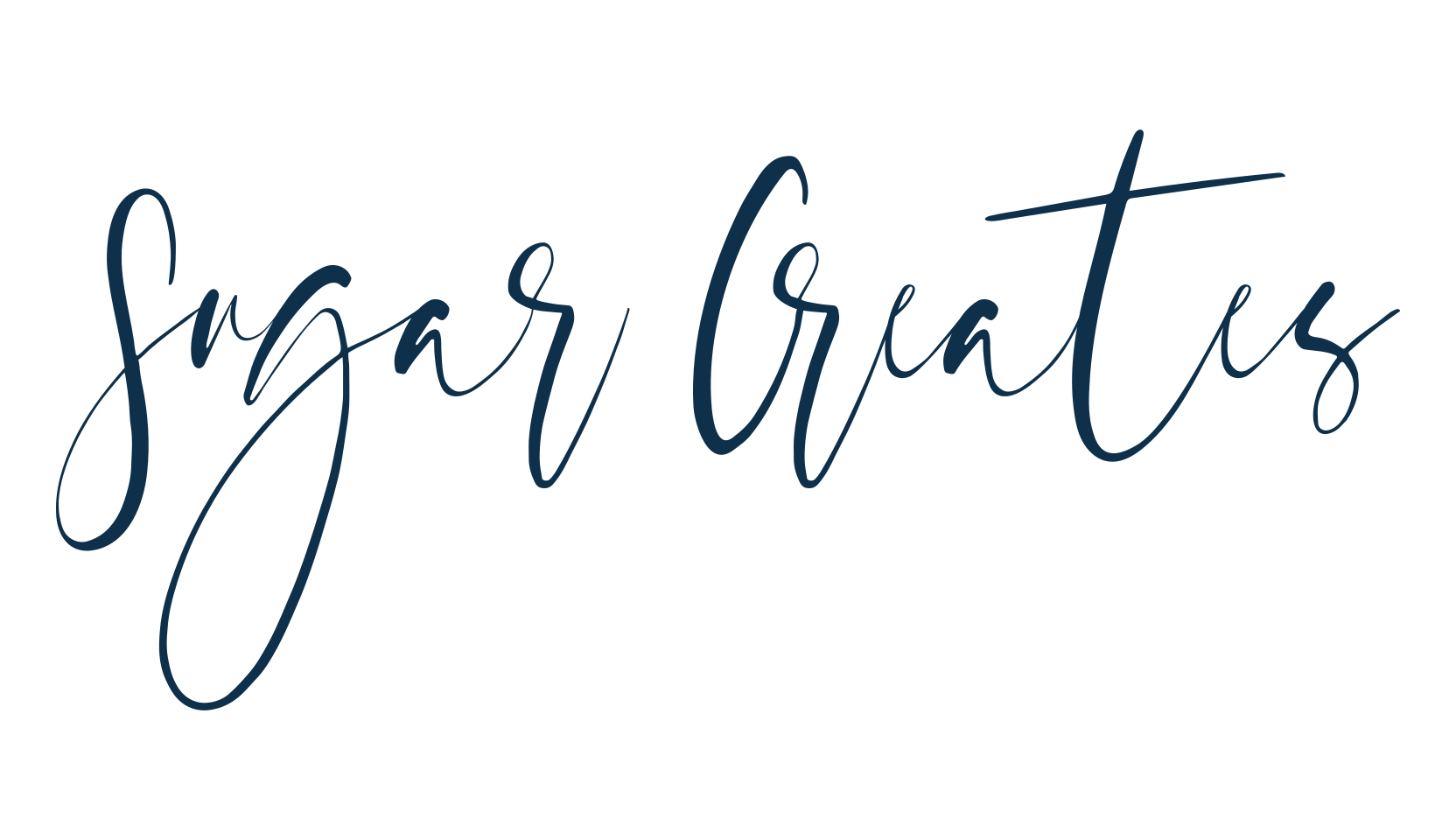 Sugar Creates, handwriting font preview