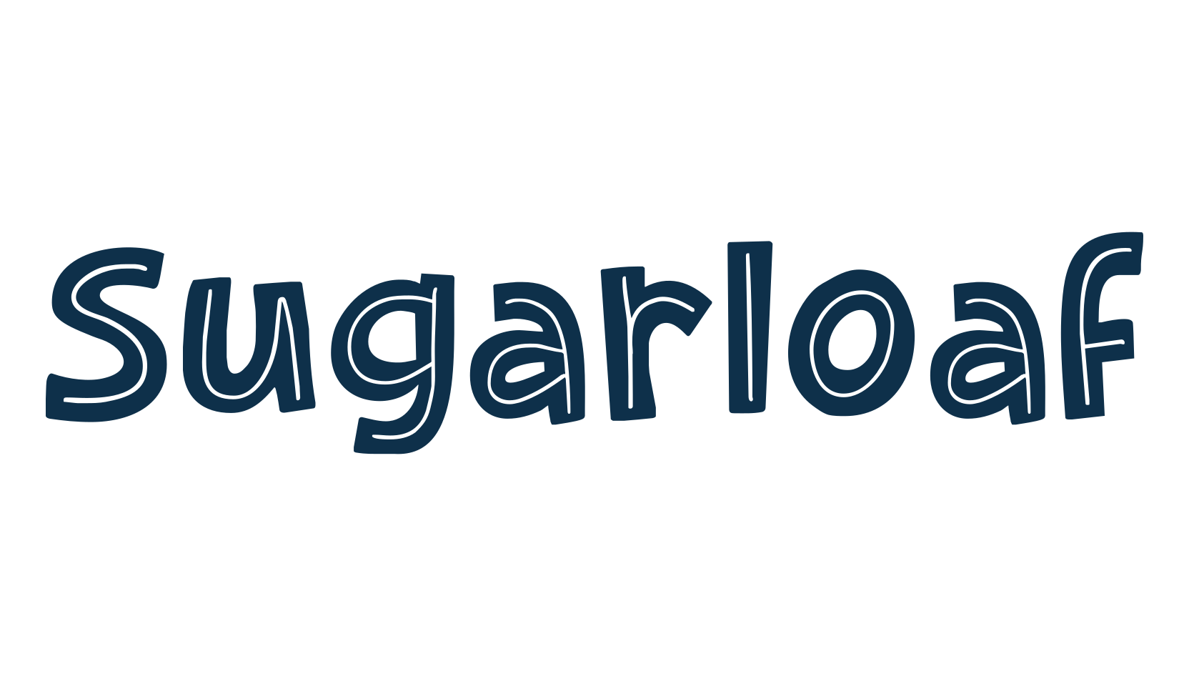 Sugarloaf, cartoon font preview