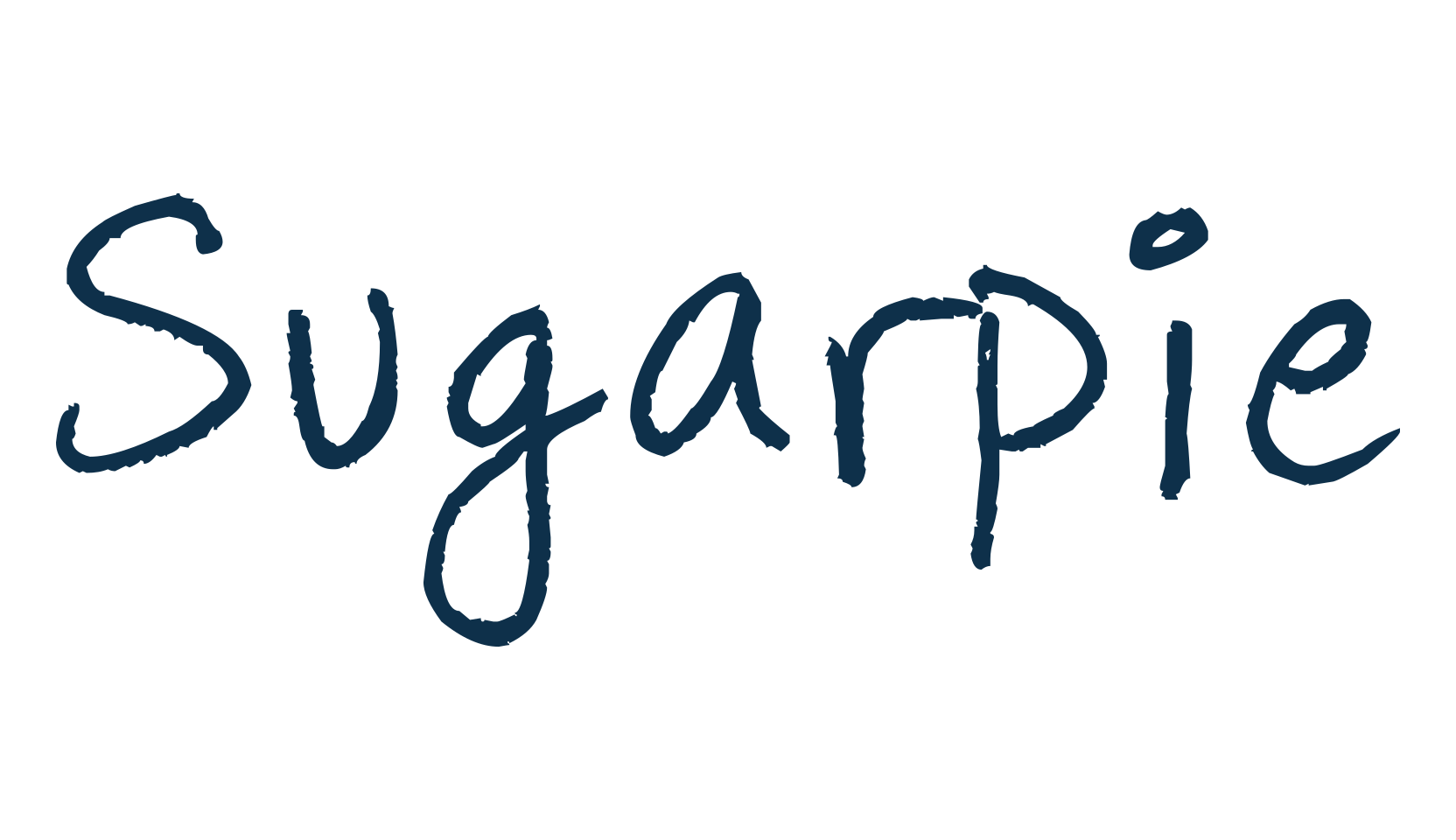 Sugarpie, handwriting font preview