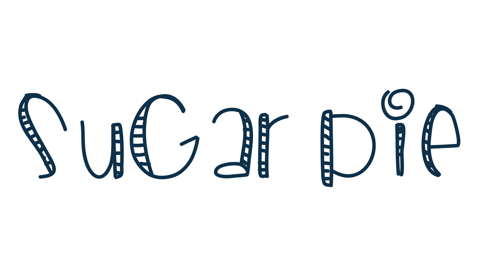 Sugar Pie, fancy cartoon decorative font preview