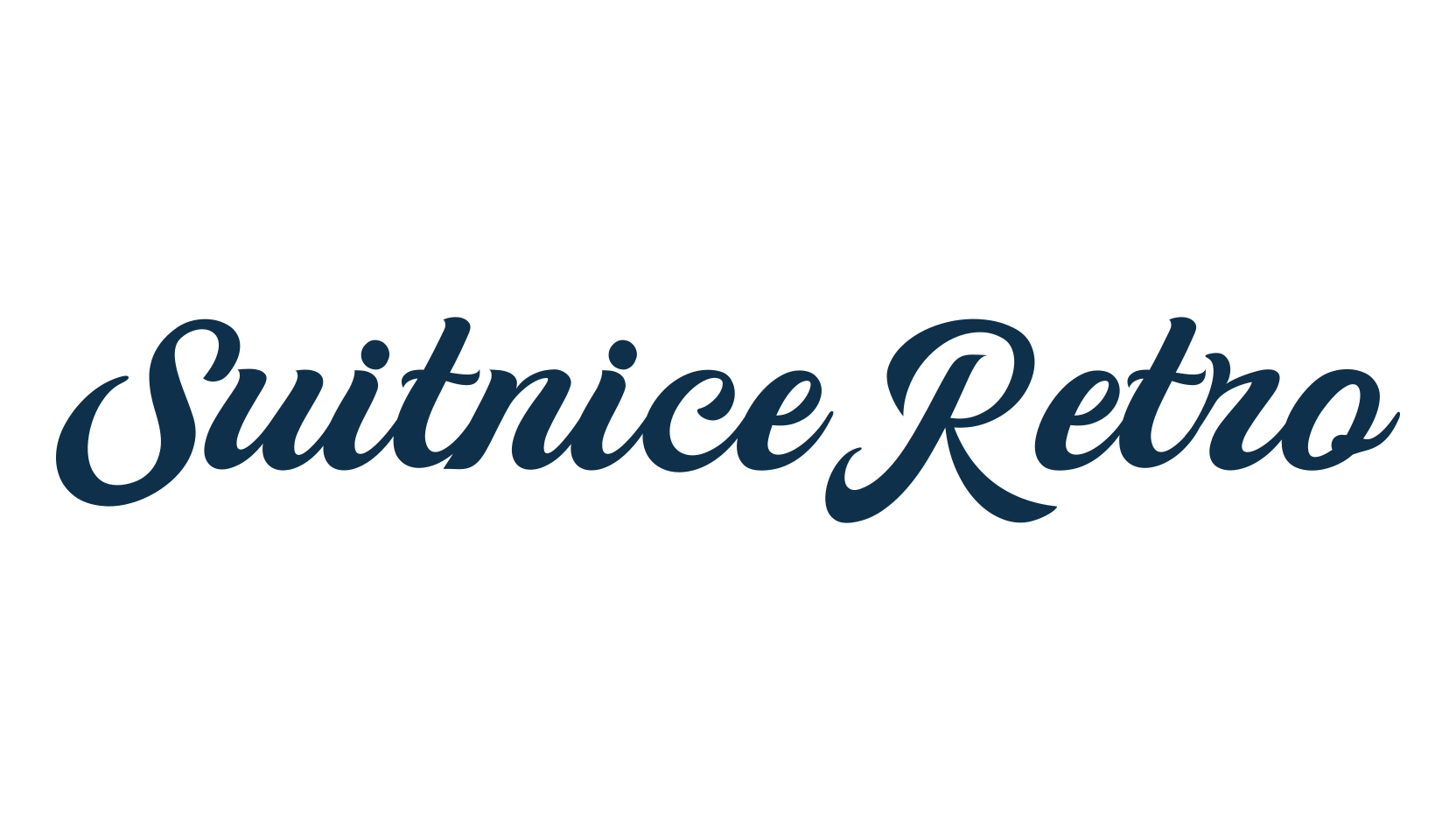 Suitnice Retro, fancy old school decorative script calligraphy font preview