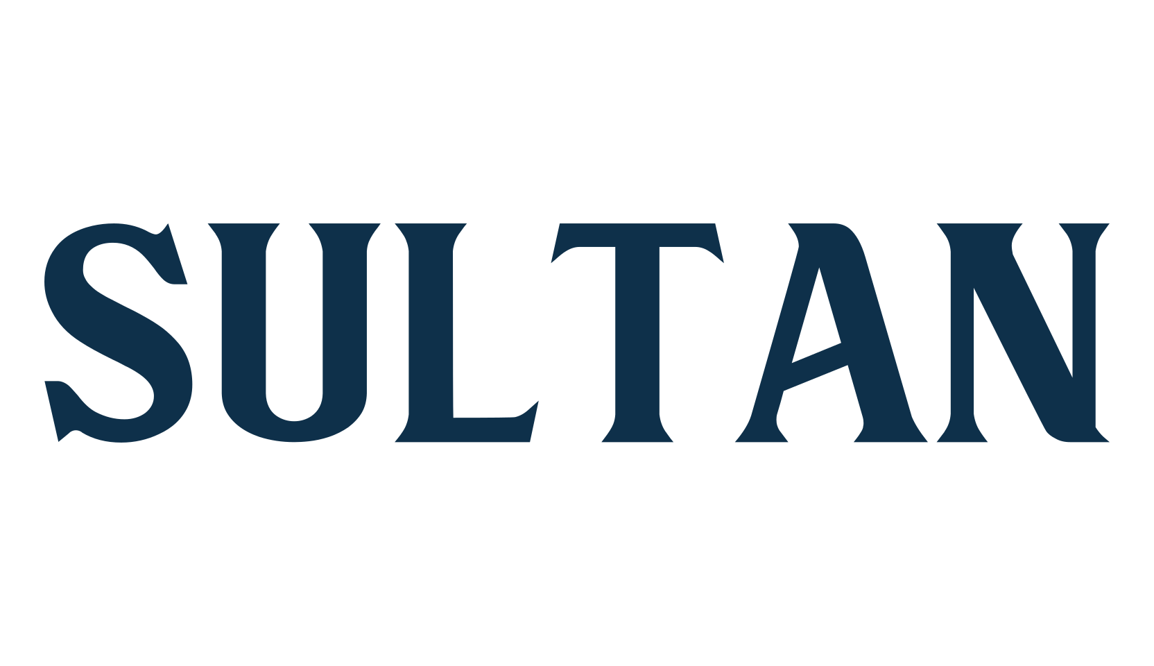 Sultan, basic serif font preview