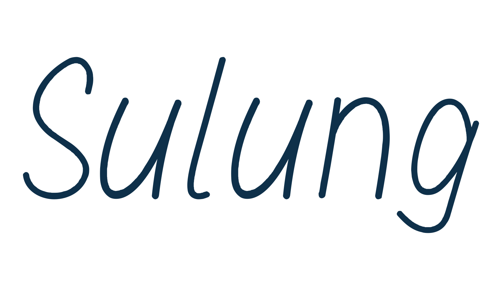 Sulung, script handwritten fancy decorative calligraphy font preview