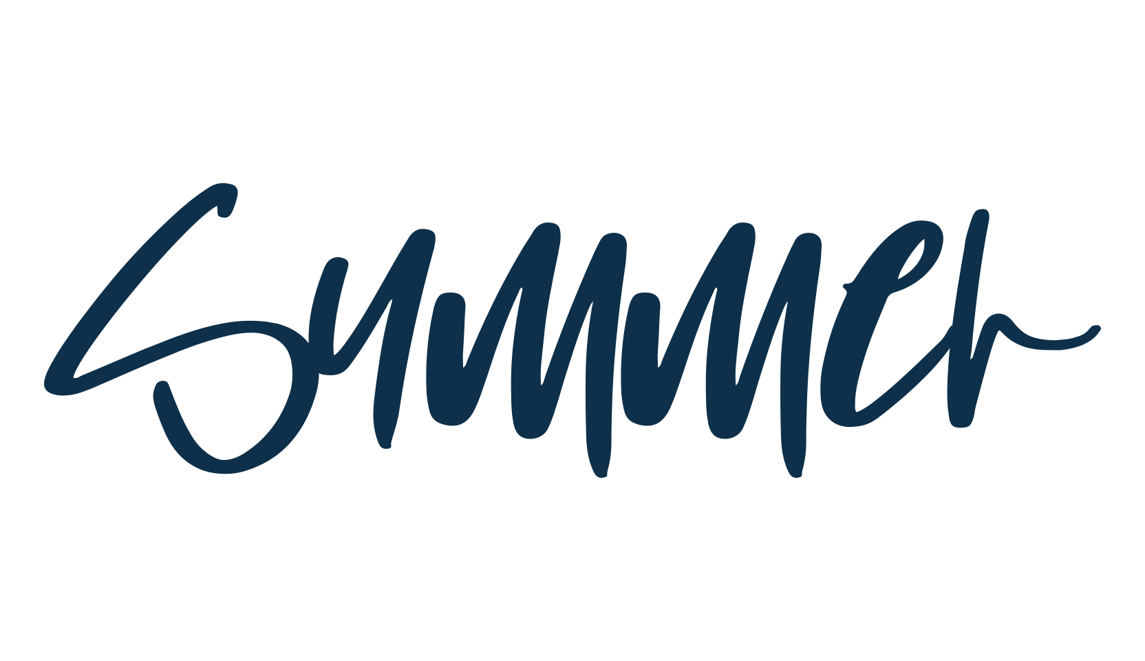 Summer (summer-3), handwriting font preview