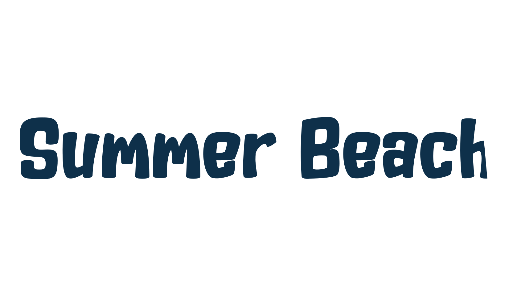 Summer Beach (summer-beach-10), fancy decorative font preview