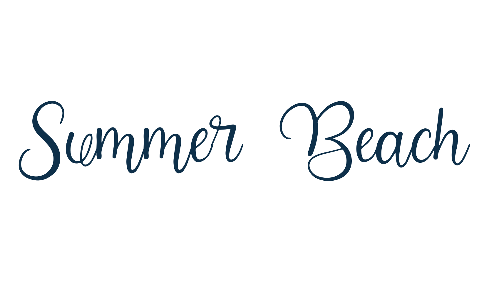 Summer Beach (summer-beach-5), fancy decorative font preview