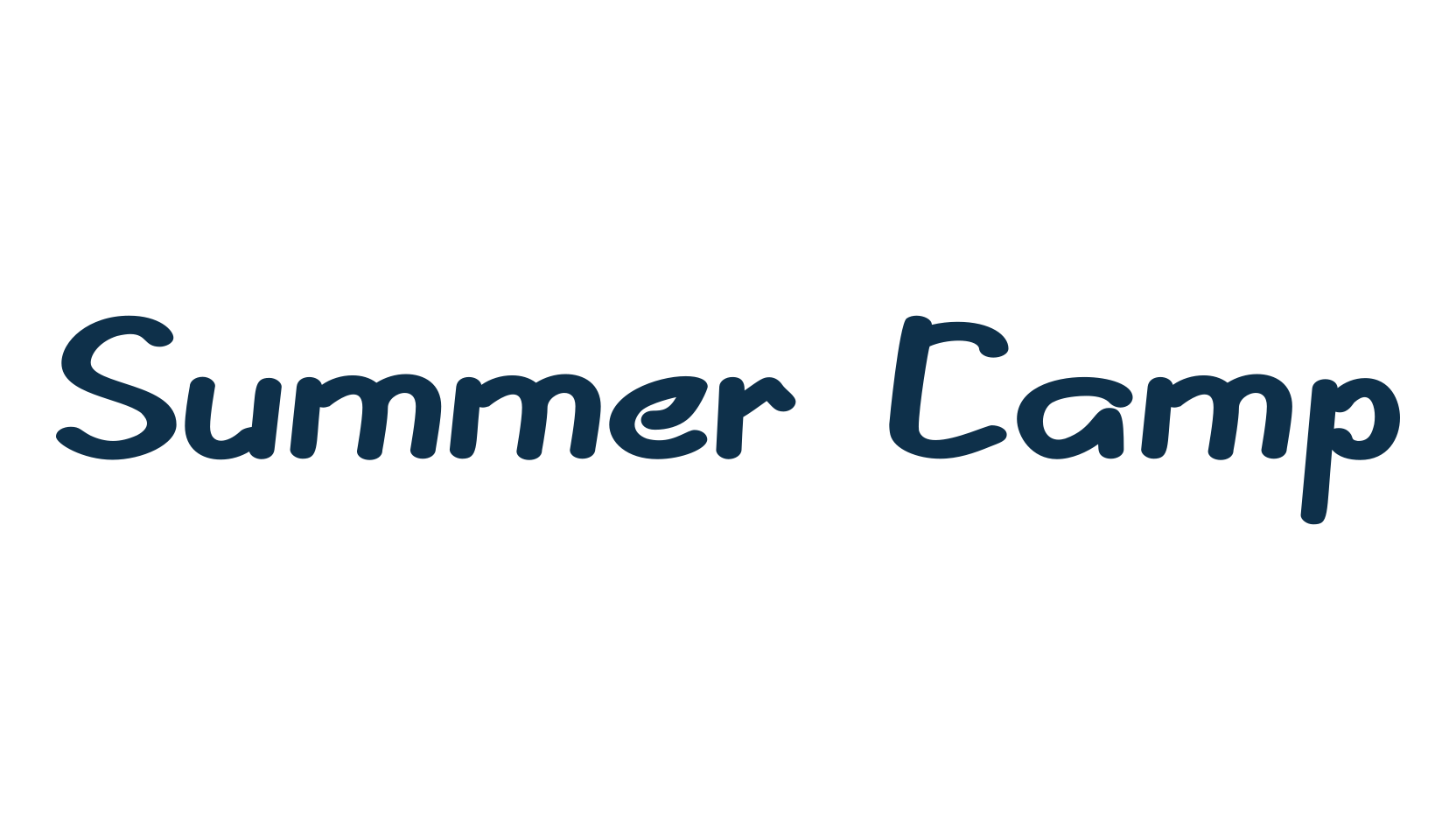 Summer Camp, fancy decorative font preview