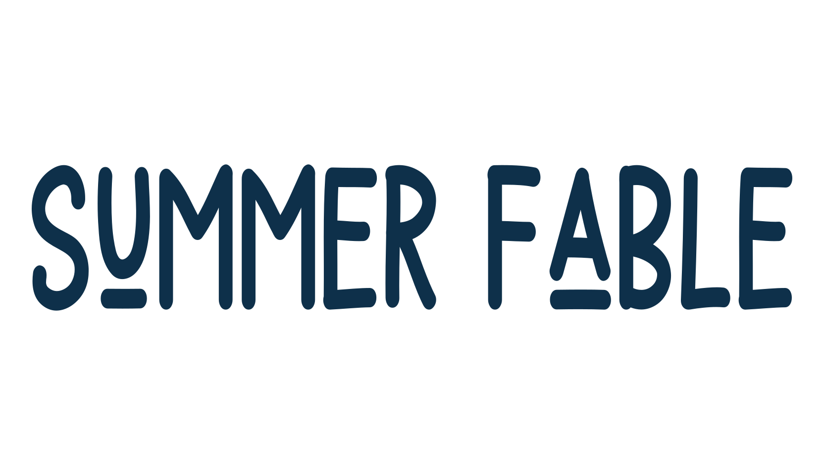 Summer Fable, various font preview