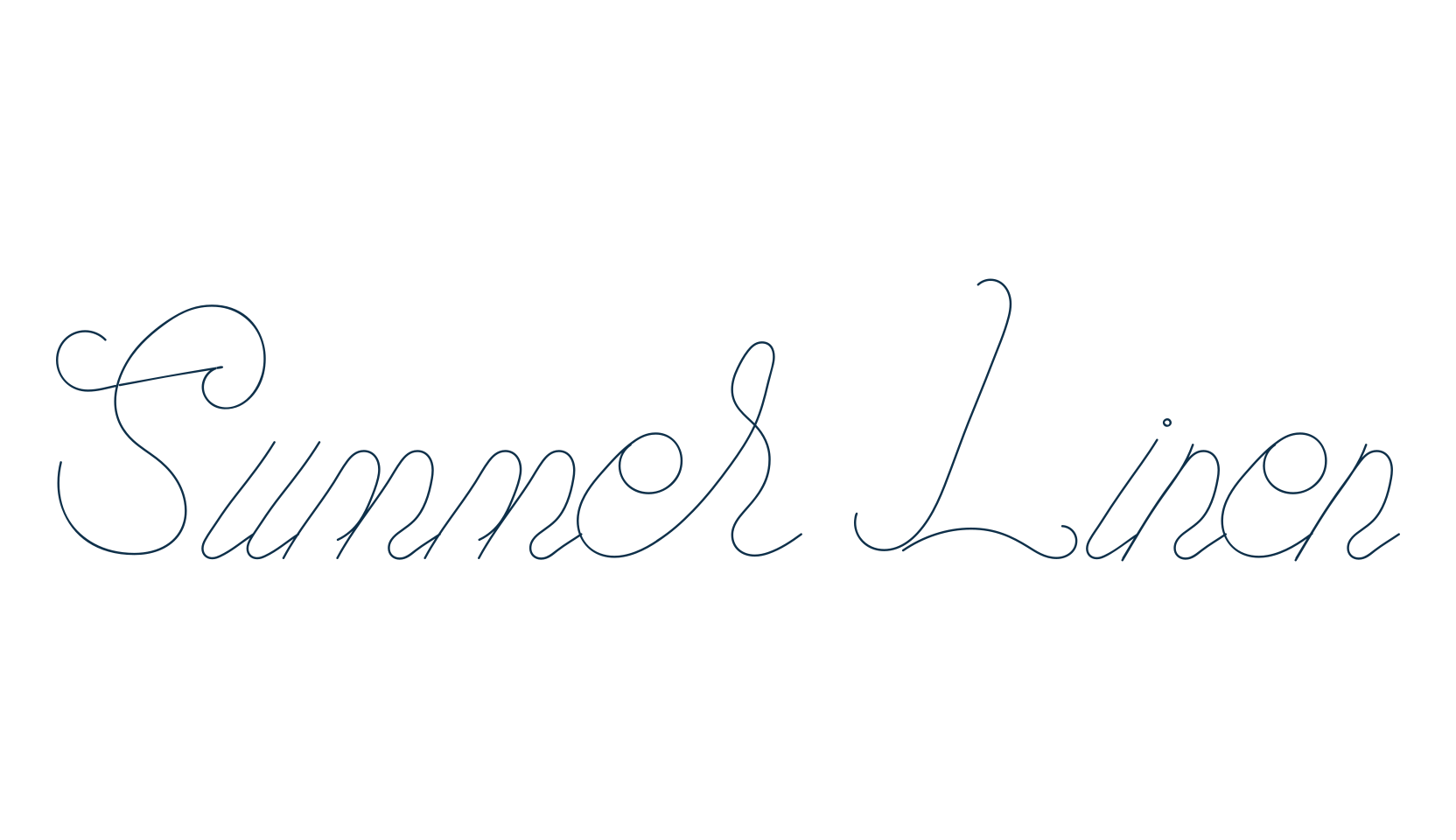 Summer Linen, display market font preview