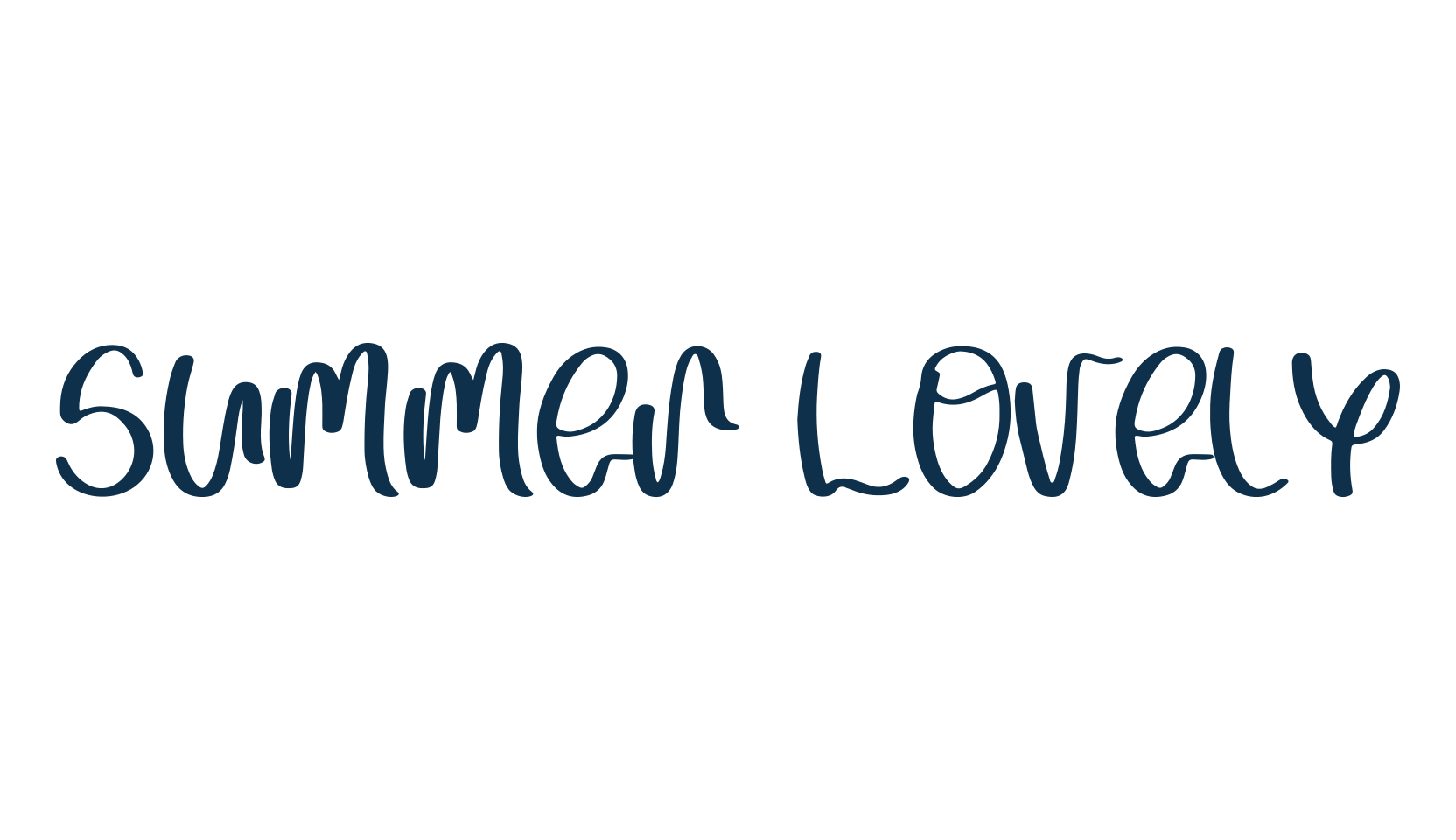 Summer Lovely, display market font preview