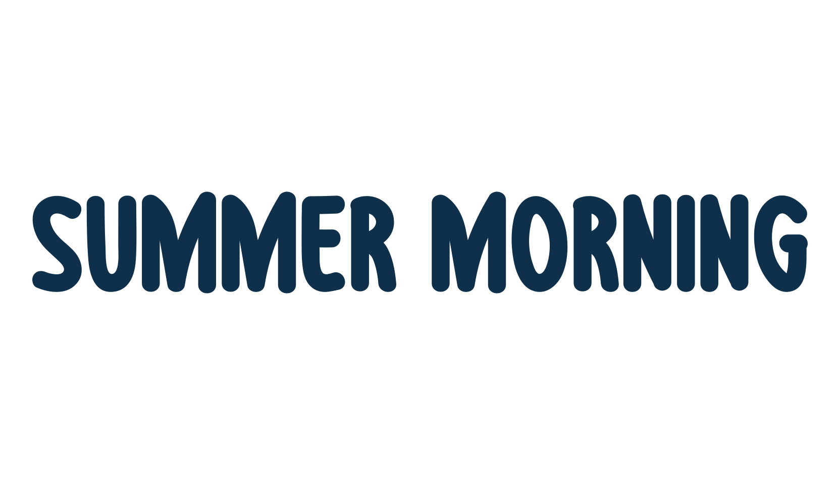 Summer Morning, script handwritten fancy decorative calligraphy font preview