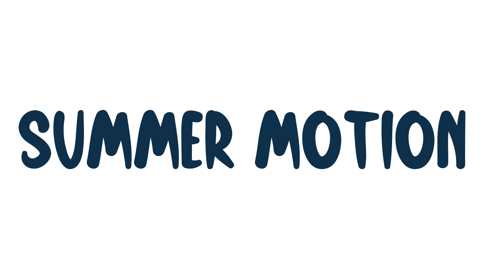 Summer Motion, fancy decorative font preview