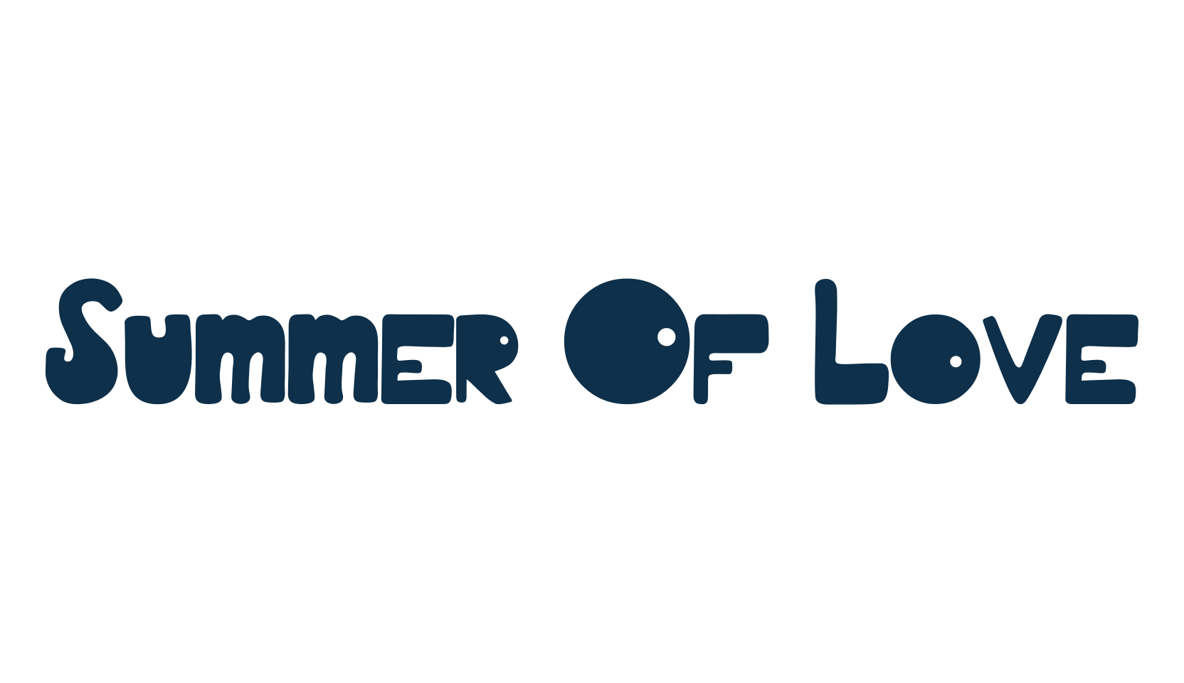 Summer Of Love, groovy font preview