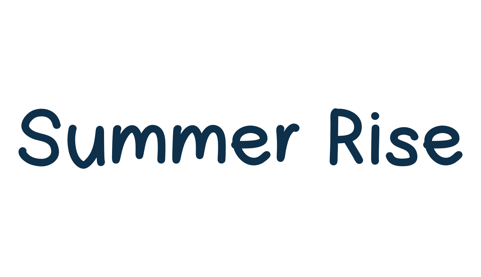Summer Rise, script handwritten fancy decorative calligraphy font preview