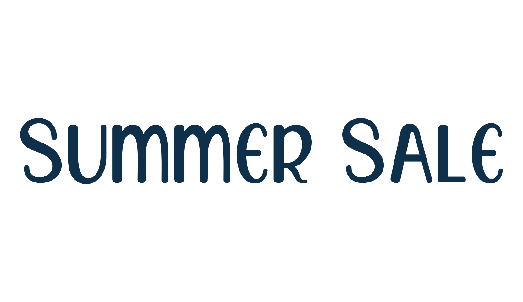 Summer Sale, fancy various decorative font preview