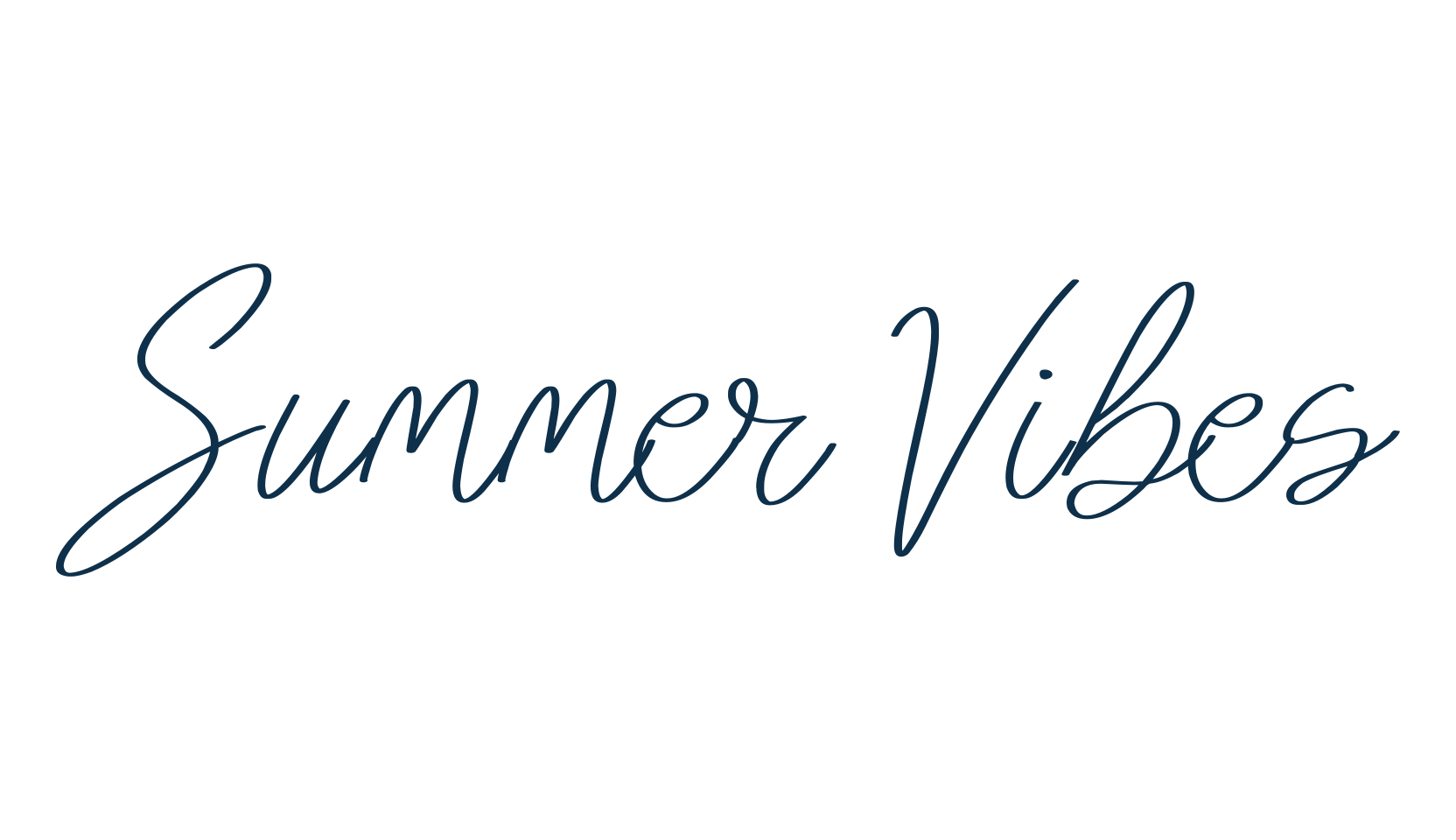 Summer Vibes, handwriting font preview
