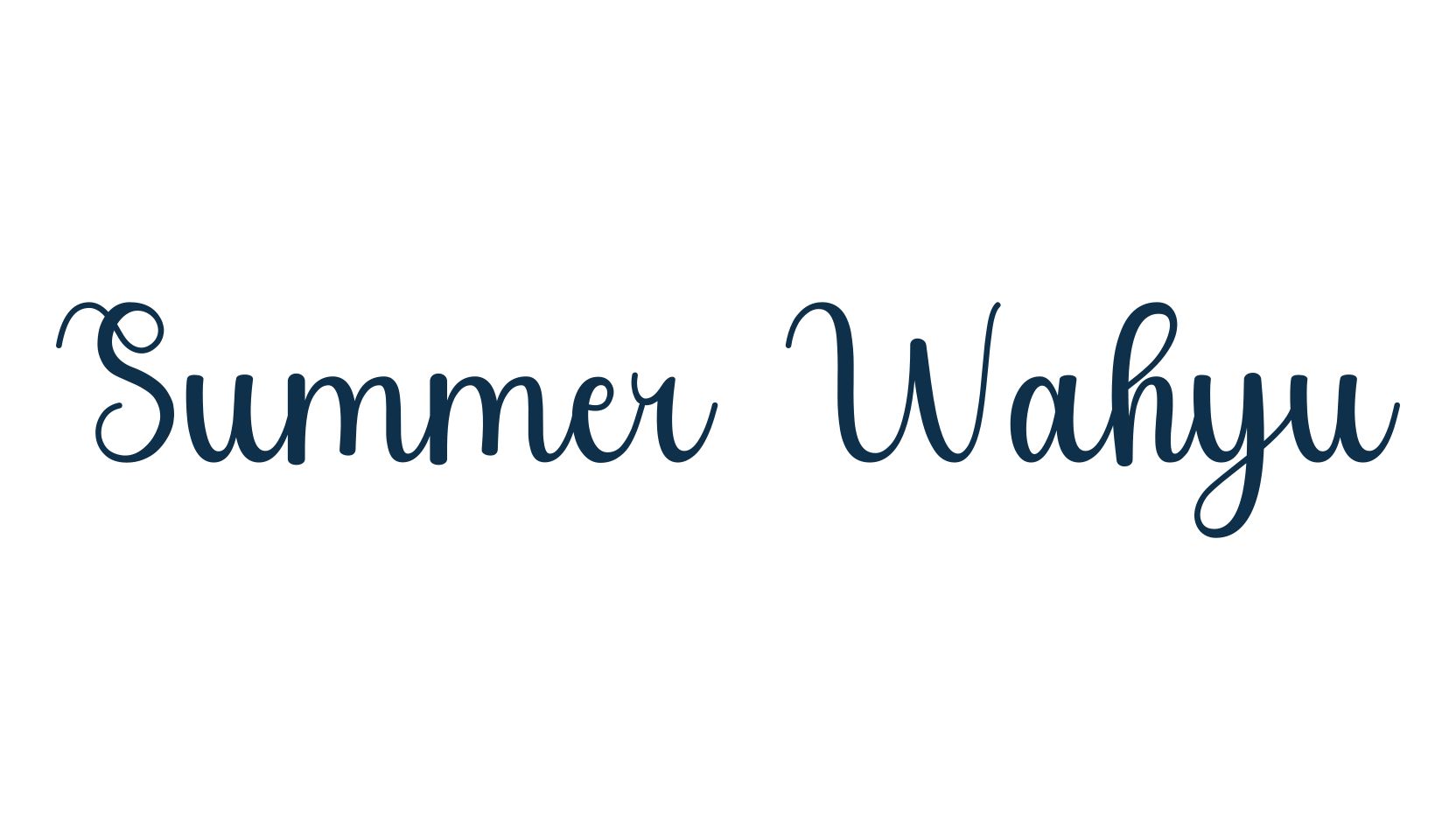 Summer Wahyu, fancy decorative font preview