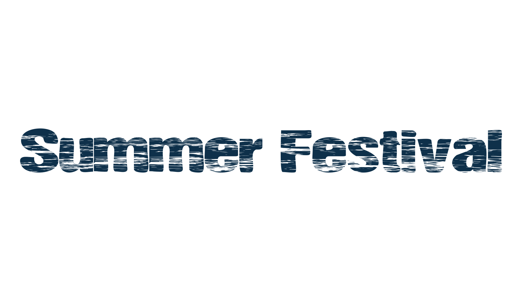Summer Festival (summerfestival), eroded font preview