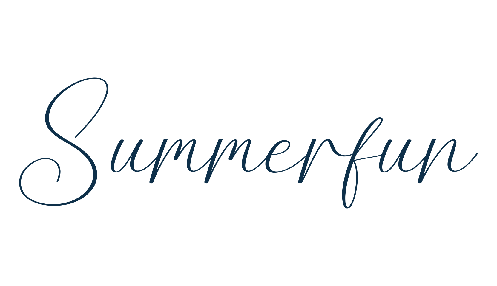 Summerfun, handwriting font preview