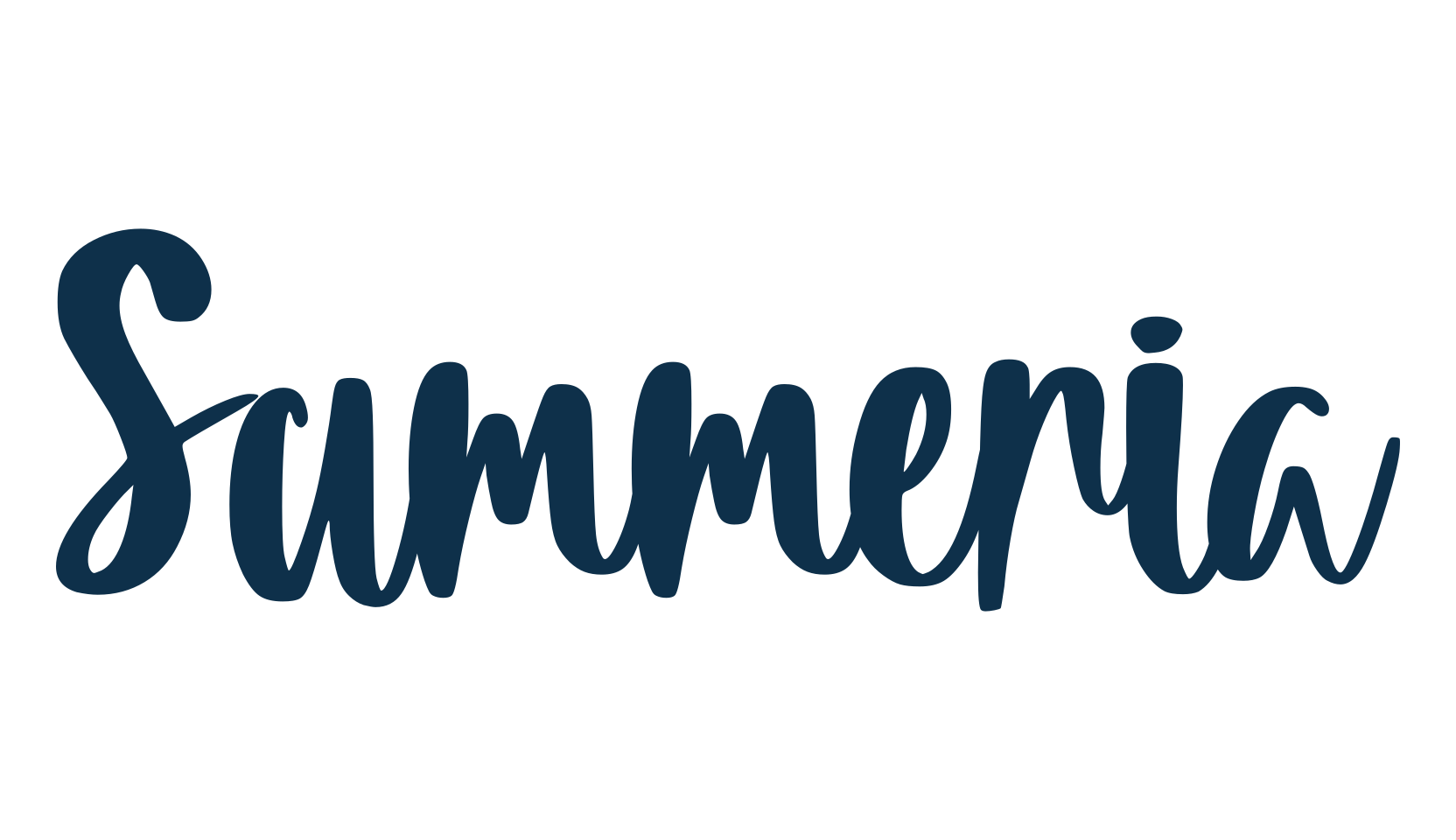 Summeria, fancy decorative font preview