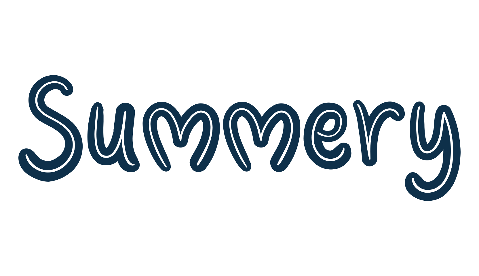 Summery (summery-2), fancy decorative font preview
