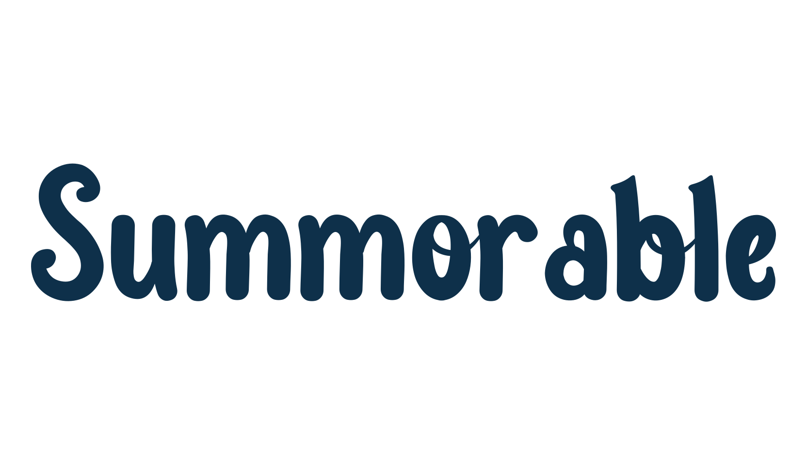 Summorable, various font preview