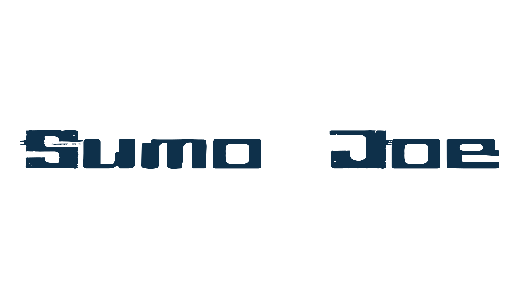 Sumo Joe, distorted font preview