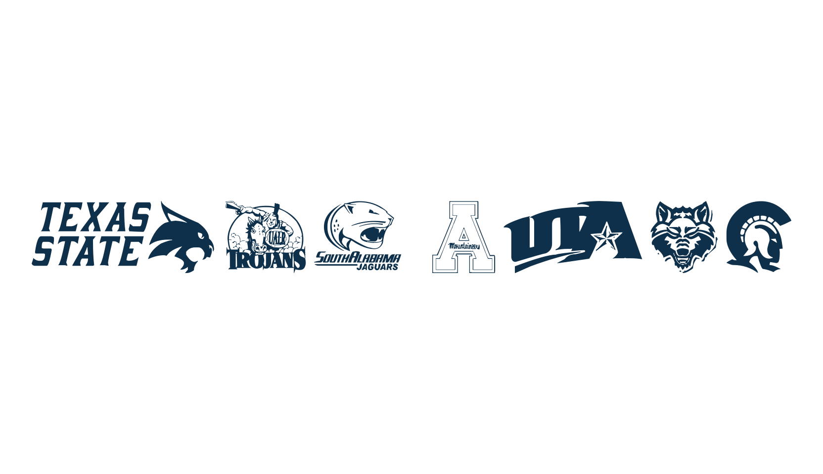 Sun Belt, fancy decorative font preview