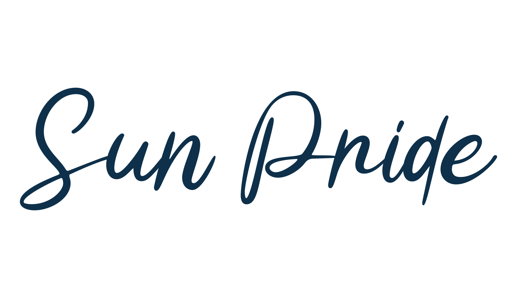 Sun Pride, fancy various decorative script calligraphy font preview
