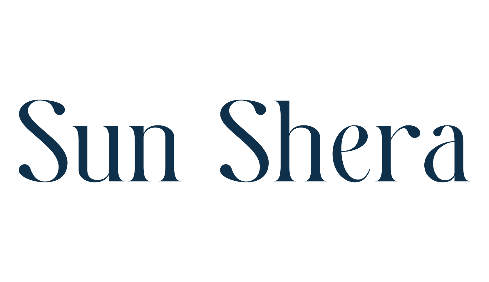 Sun Shera, basic serif font preview