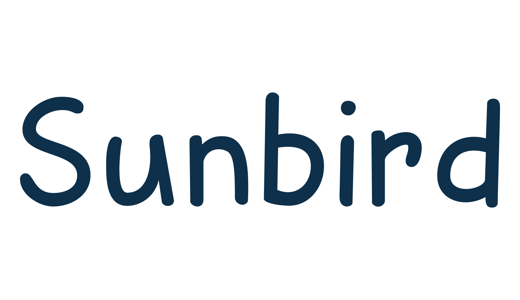 Sunbird, fancy cartoon decorative comic font preview