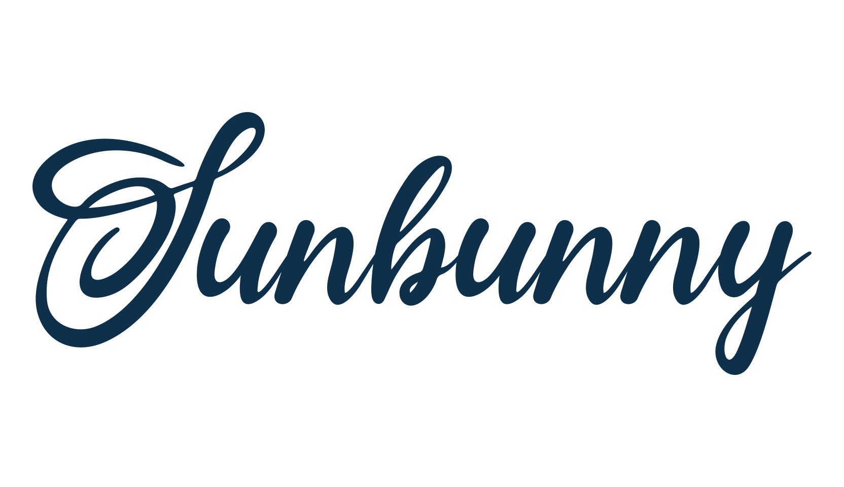 Sunbunny, calligraphy font preview