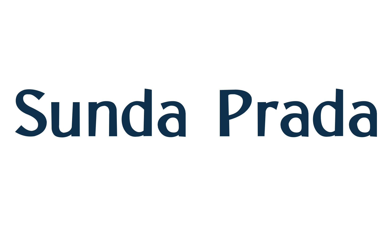 Sunda Prada, basic sans serif font preview