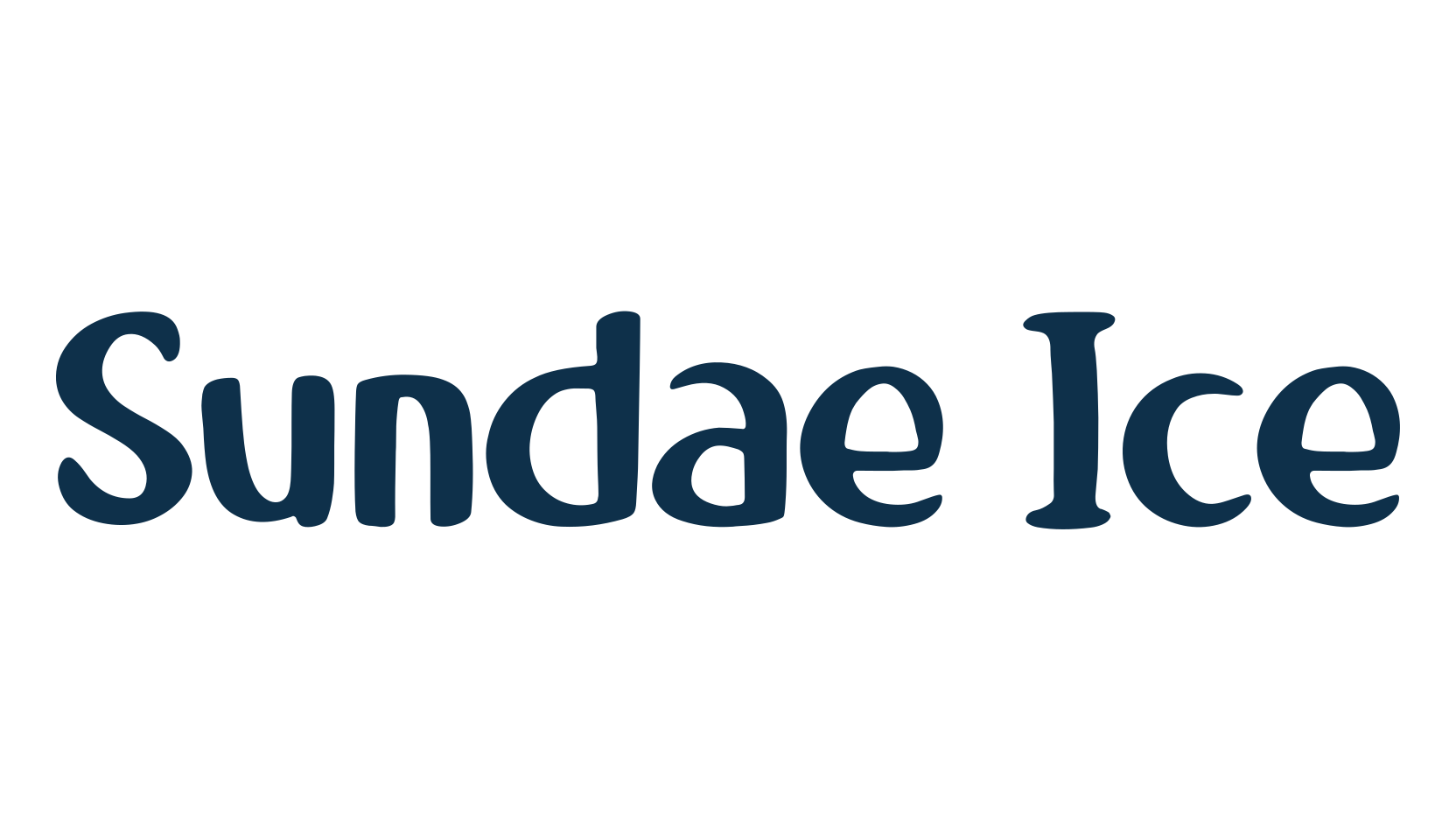 Sundae Ice, fancy decorative font preview