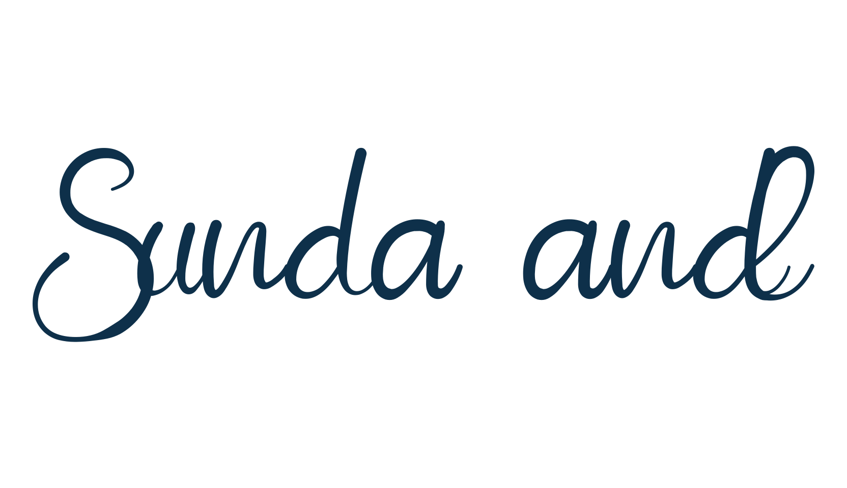 Sundaland, fancy decorative font preview