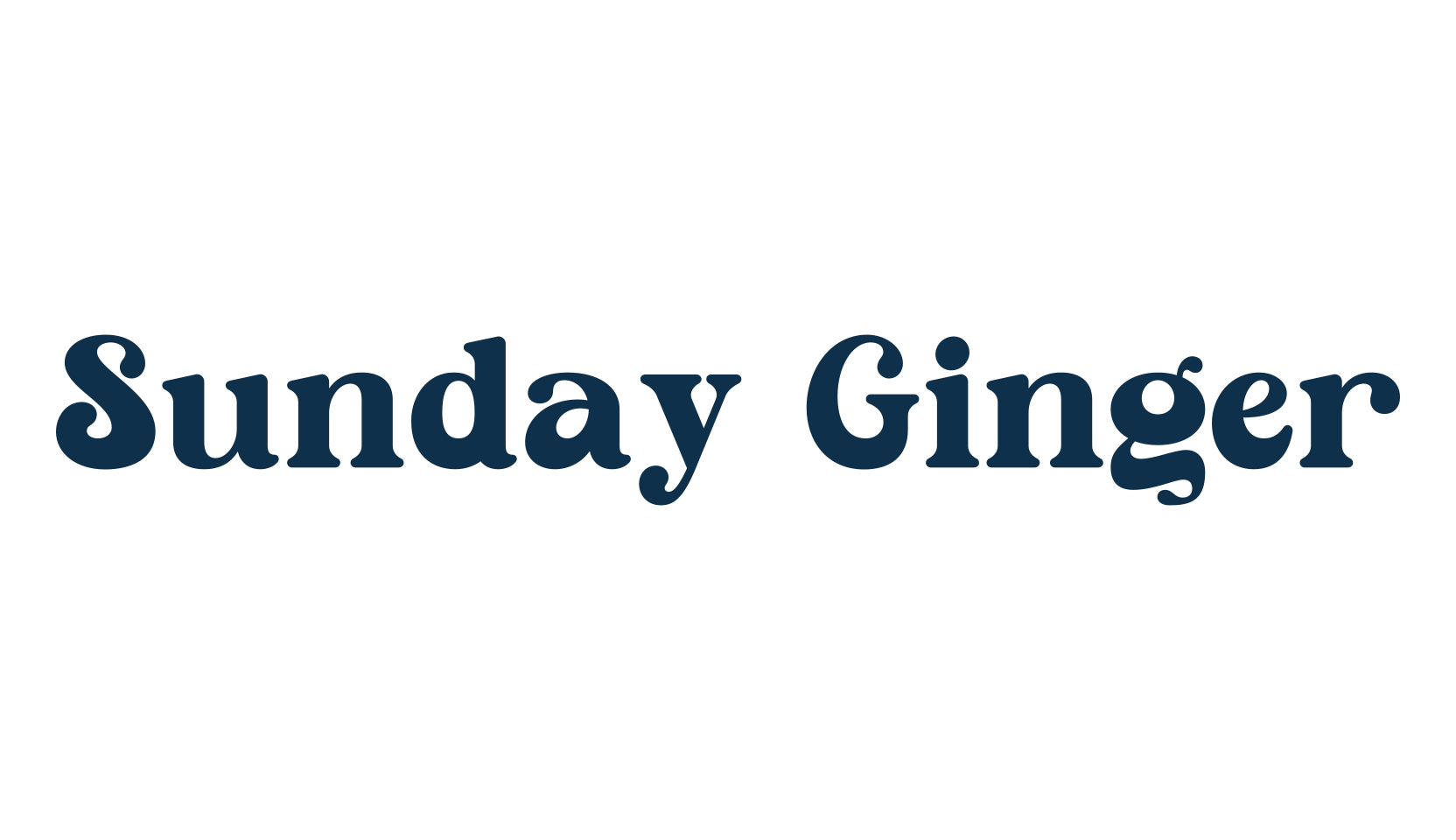 Sunday Ginger, retro font preview