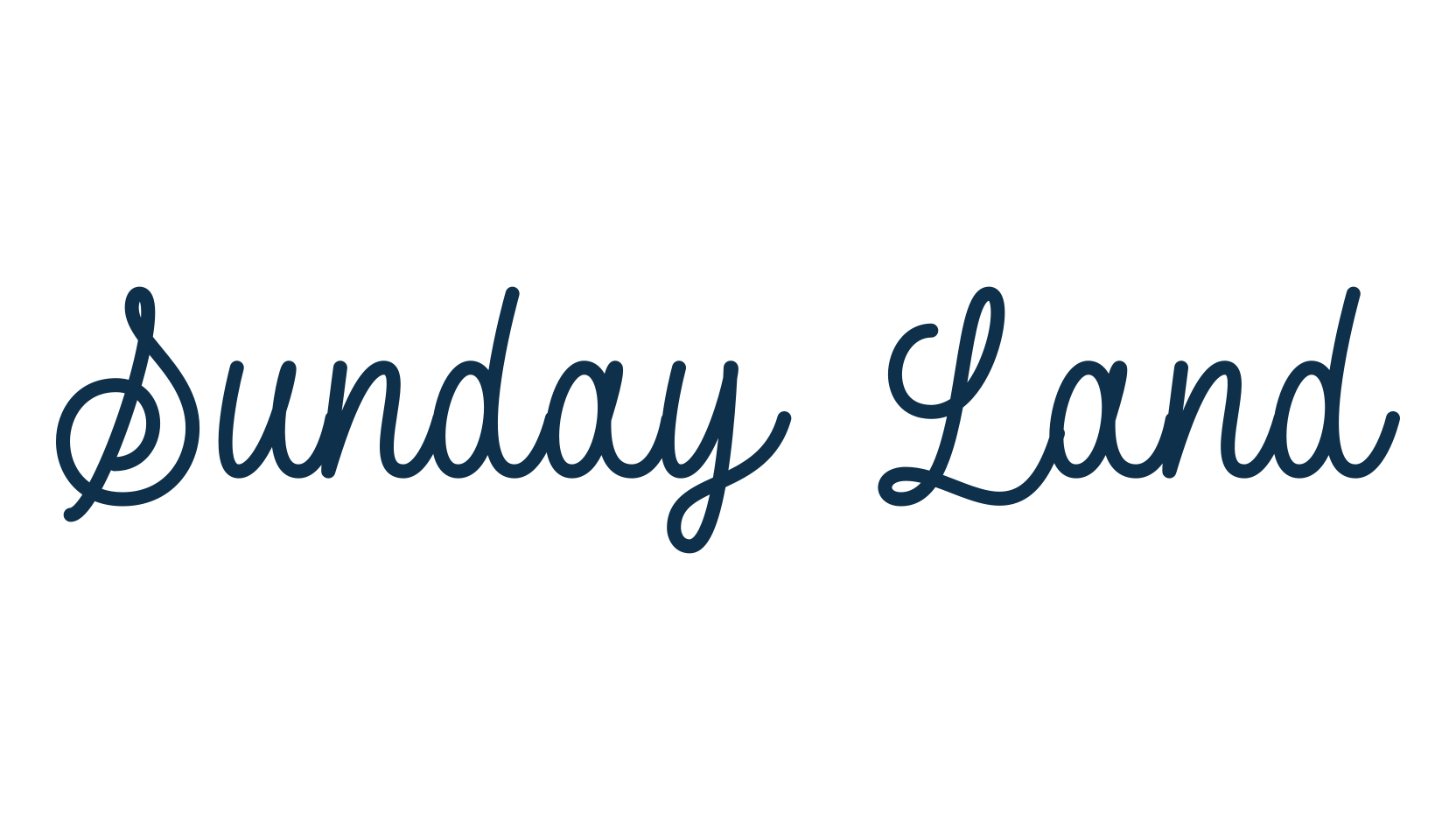 Sunday Land, various font preview
