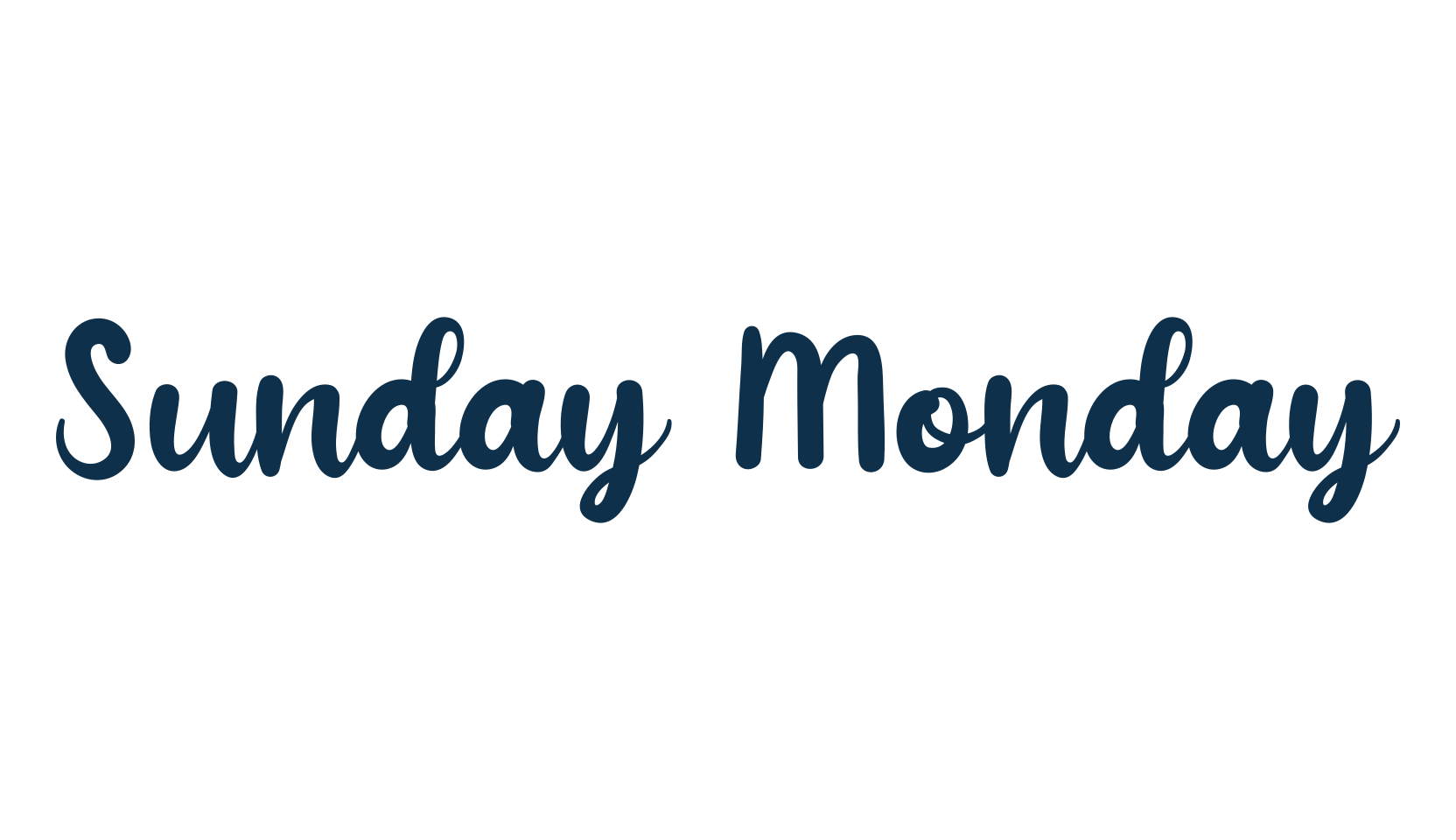 Sunday Monday (sunday-monday-3), fancy decorative font preview