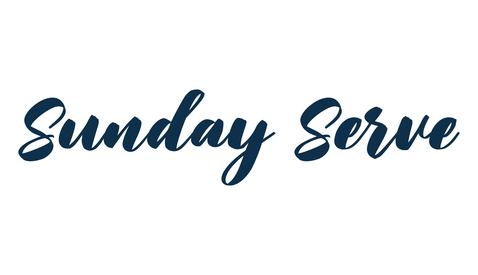 Sunday Serve, fancy decorative font preview