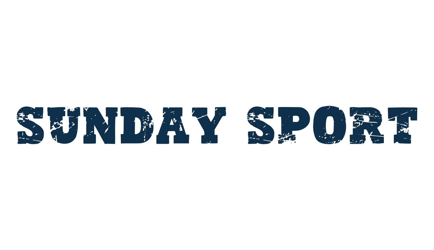Sunday Sport, fancy eroded decorative font preview