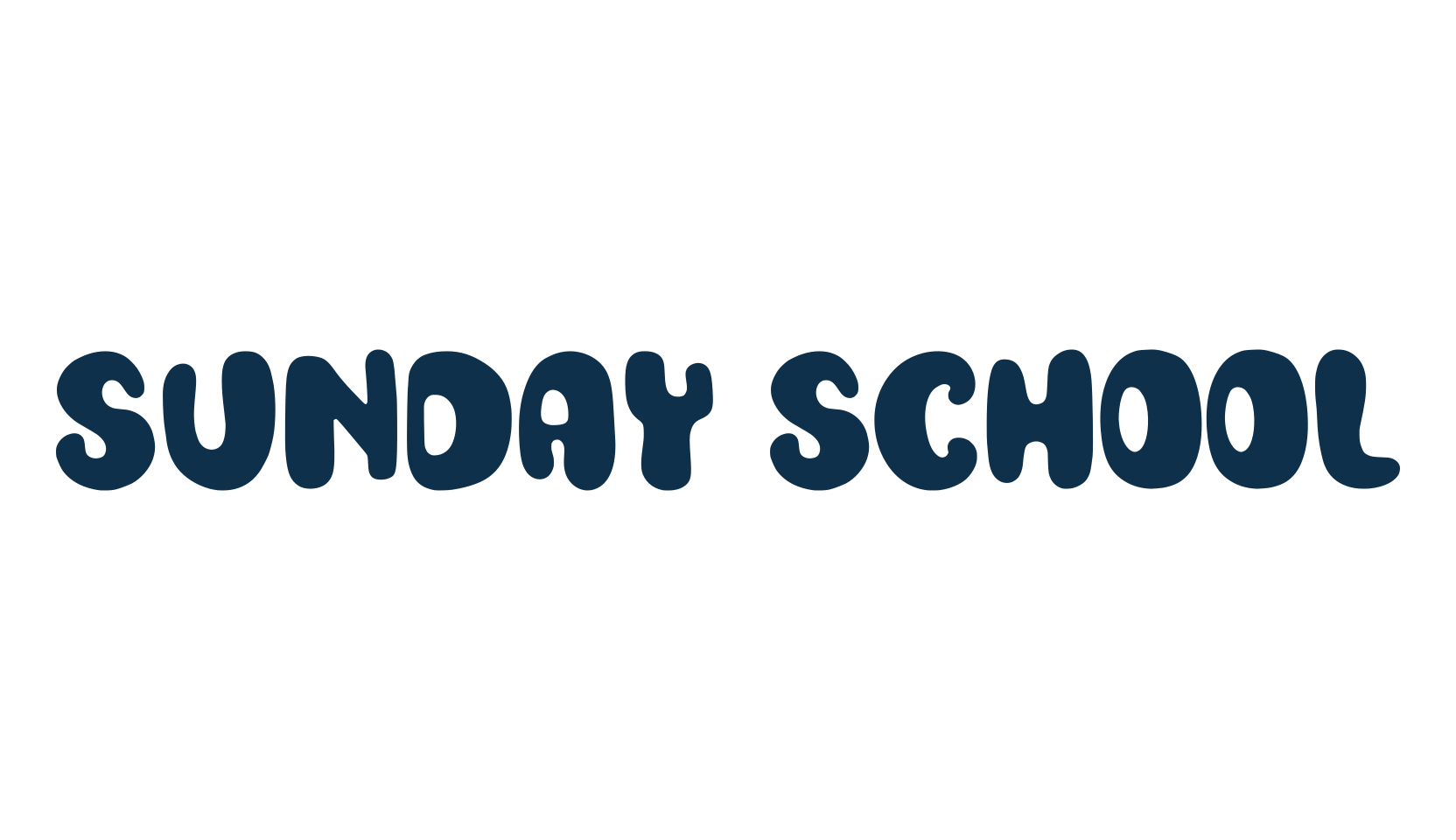 Sunday School (sundayschool), cartoon font preview