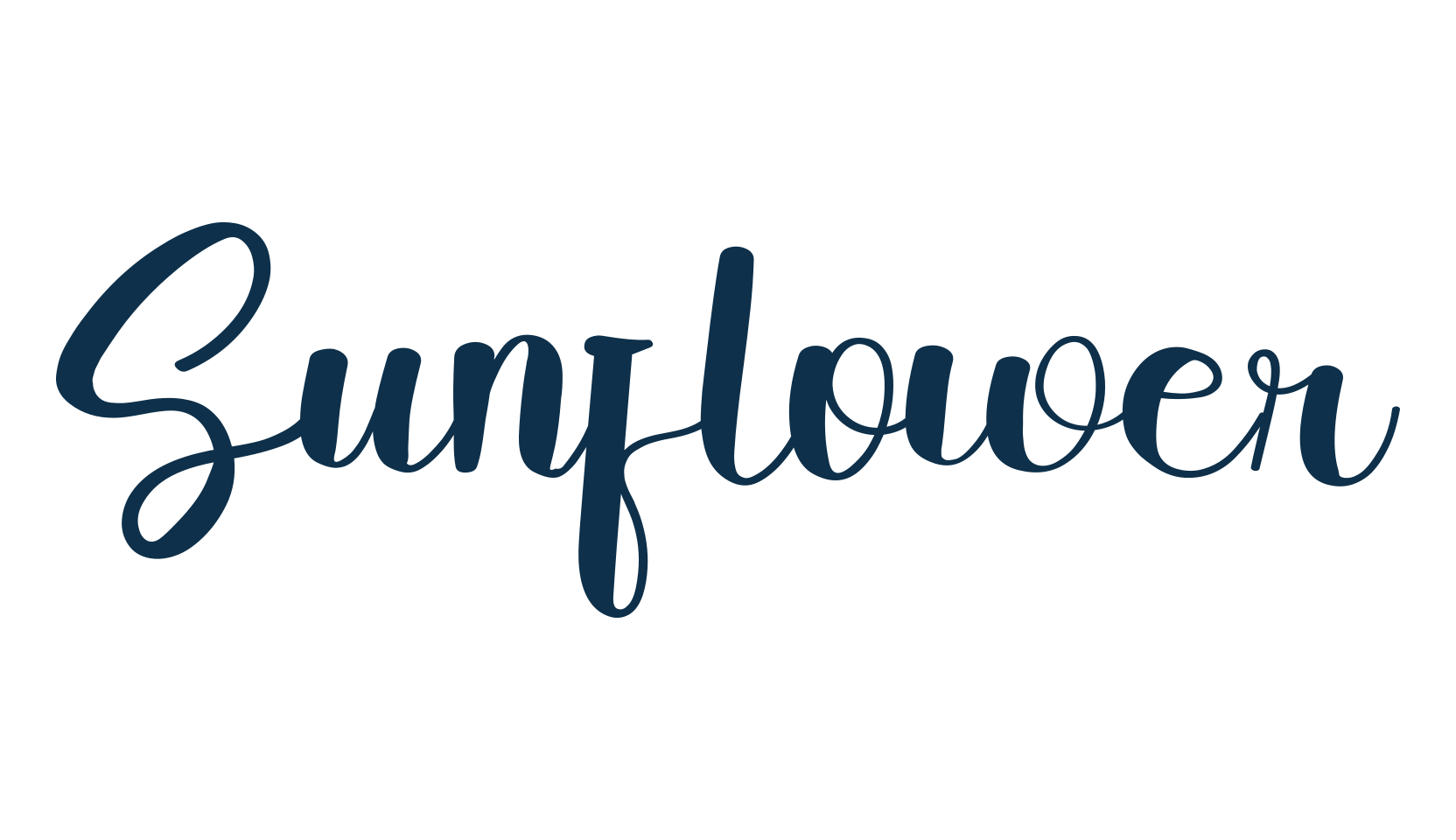 Sunflower (sunflower-10), display market font preview