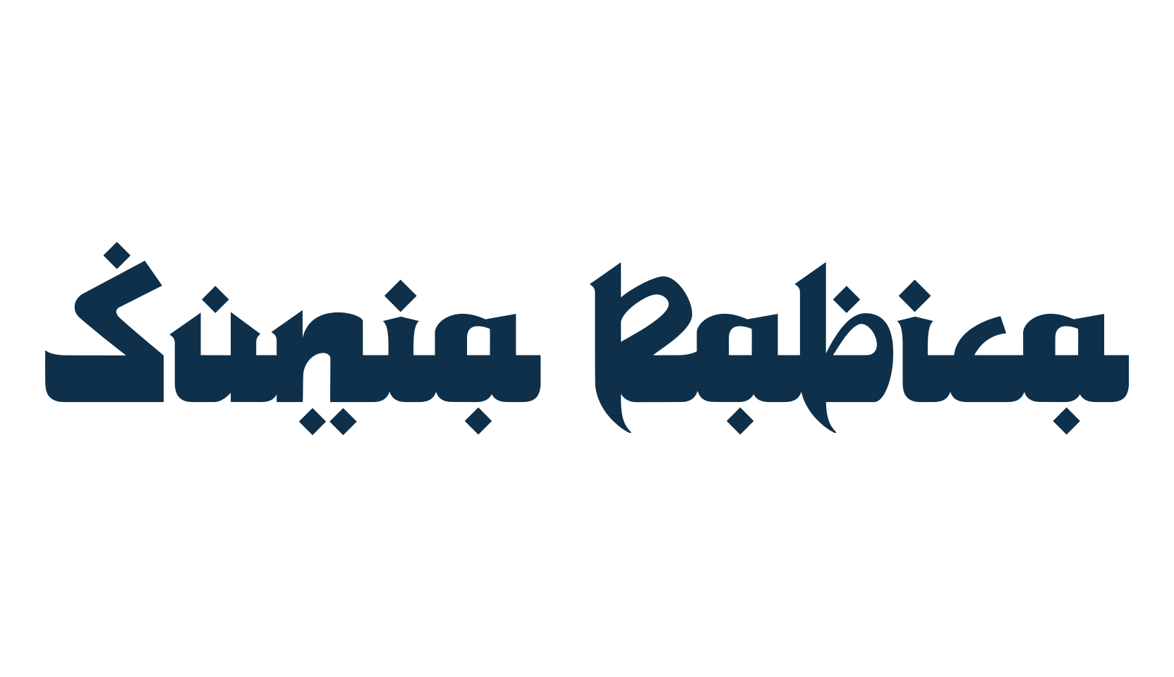 Sunia Rabica, arabic font preview