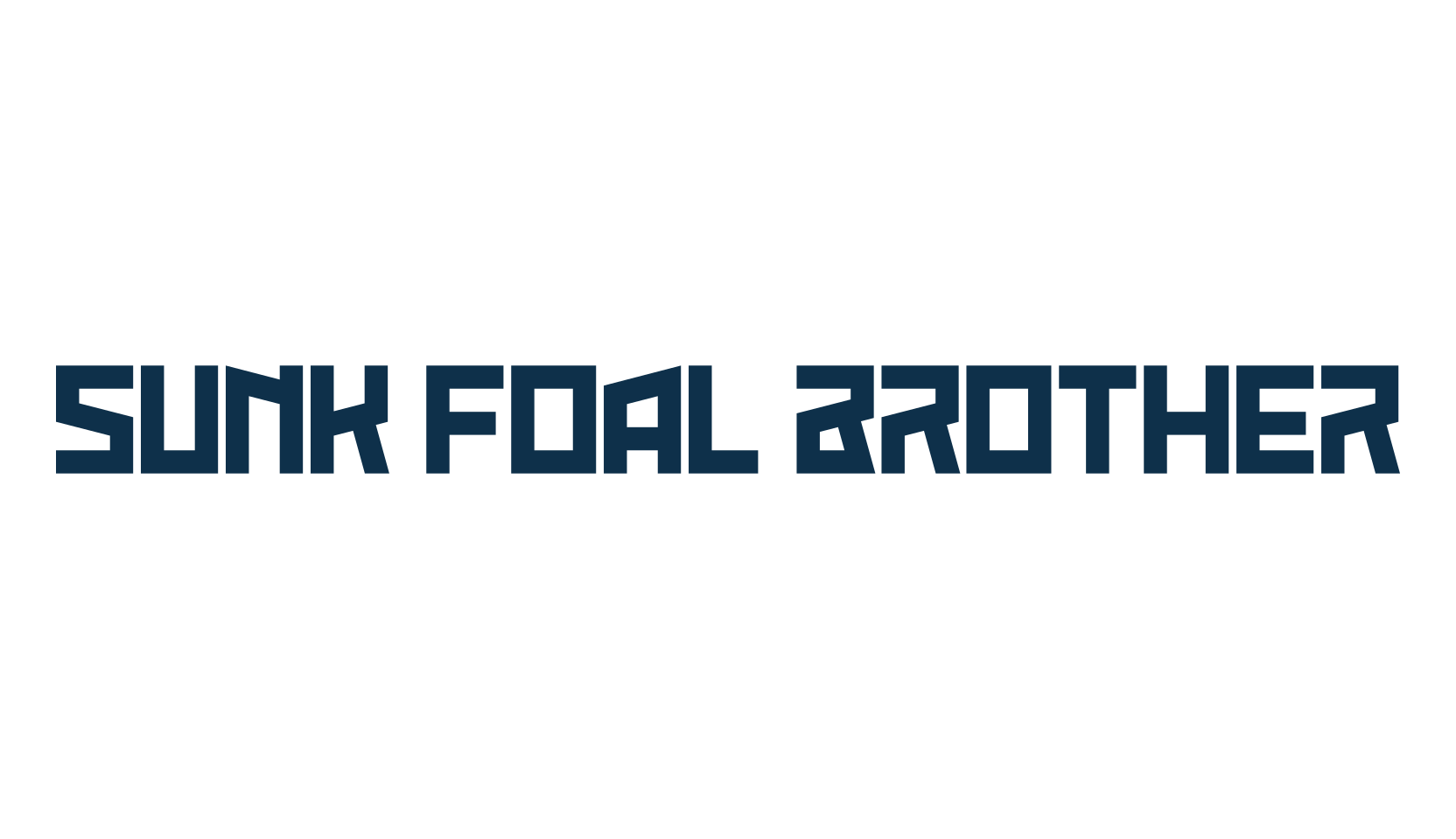 Sunk Foal Brother, gothic modern font preview