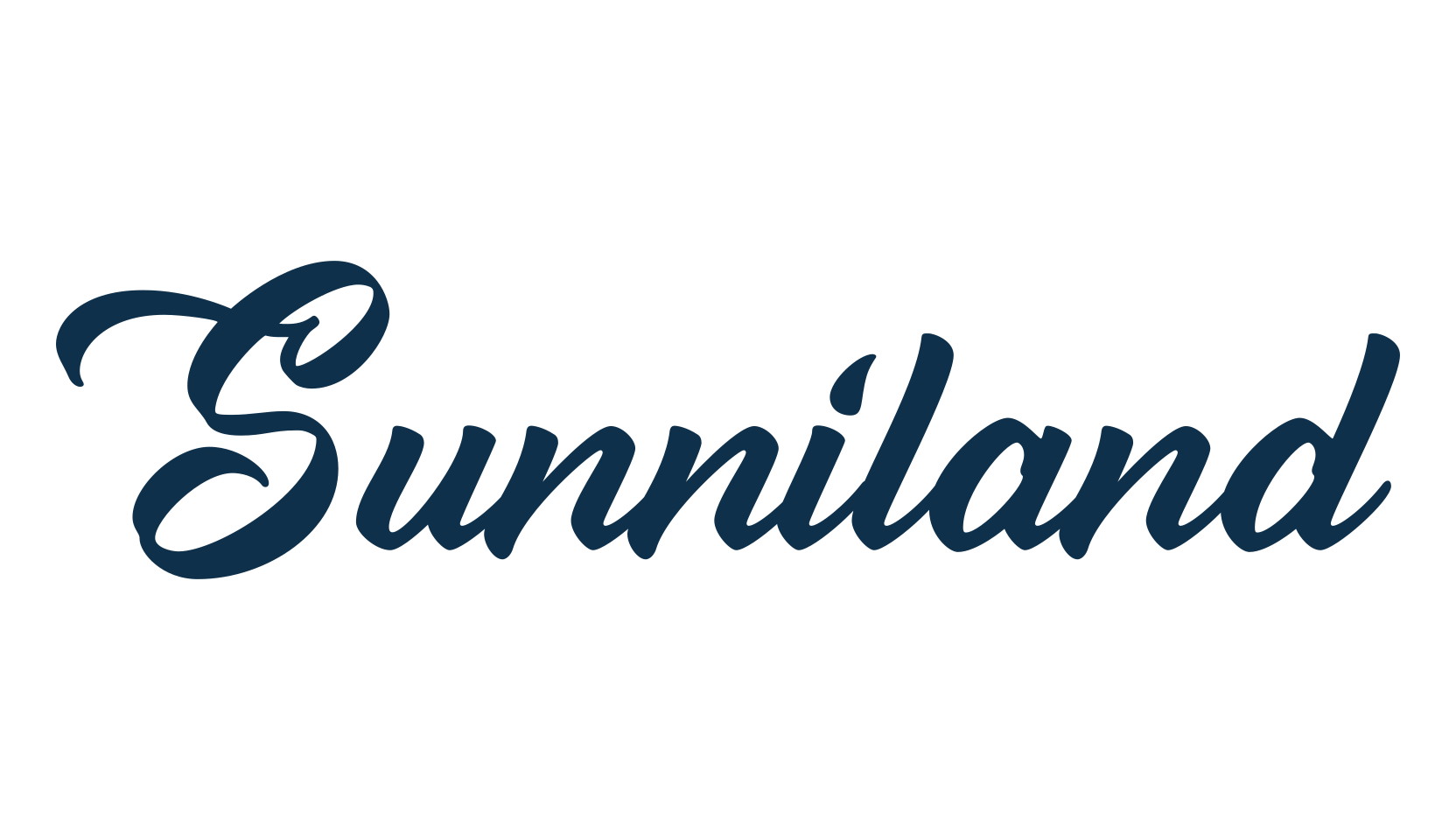 Sunniland, script calligraphy fancy decorative font preview